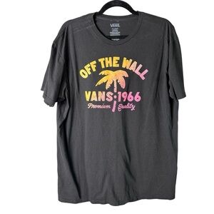 Vans Black 'Off The Wall' Graphic Tee